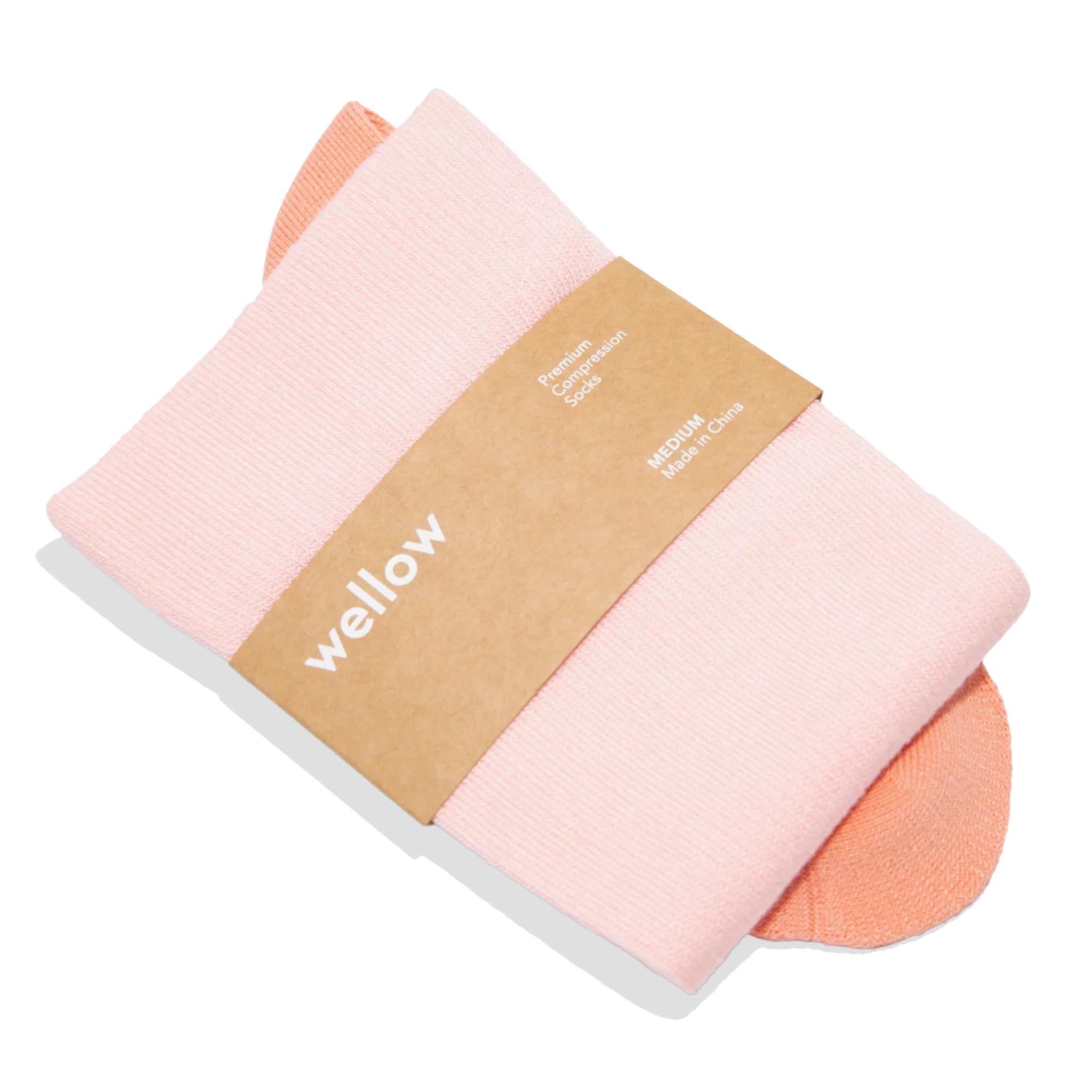 Wellow Wide Calf Knee High Compression Socks 18–25 mmHg