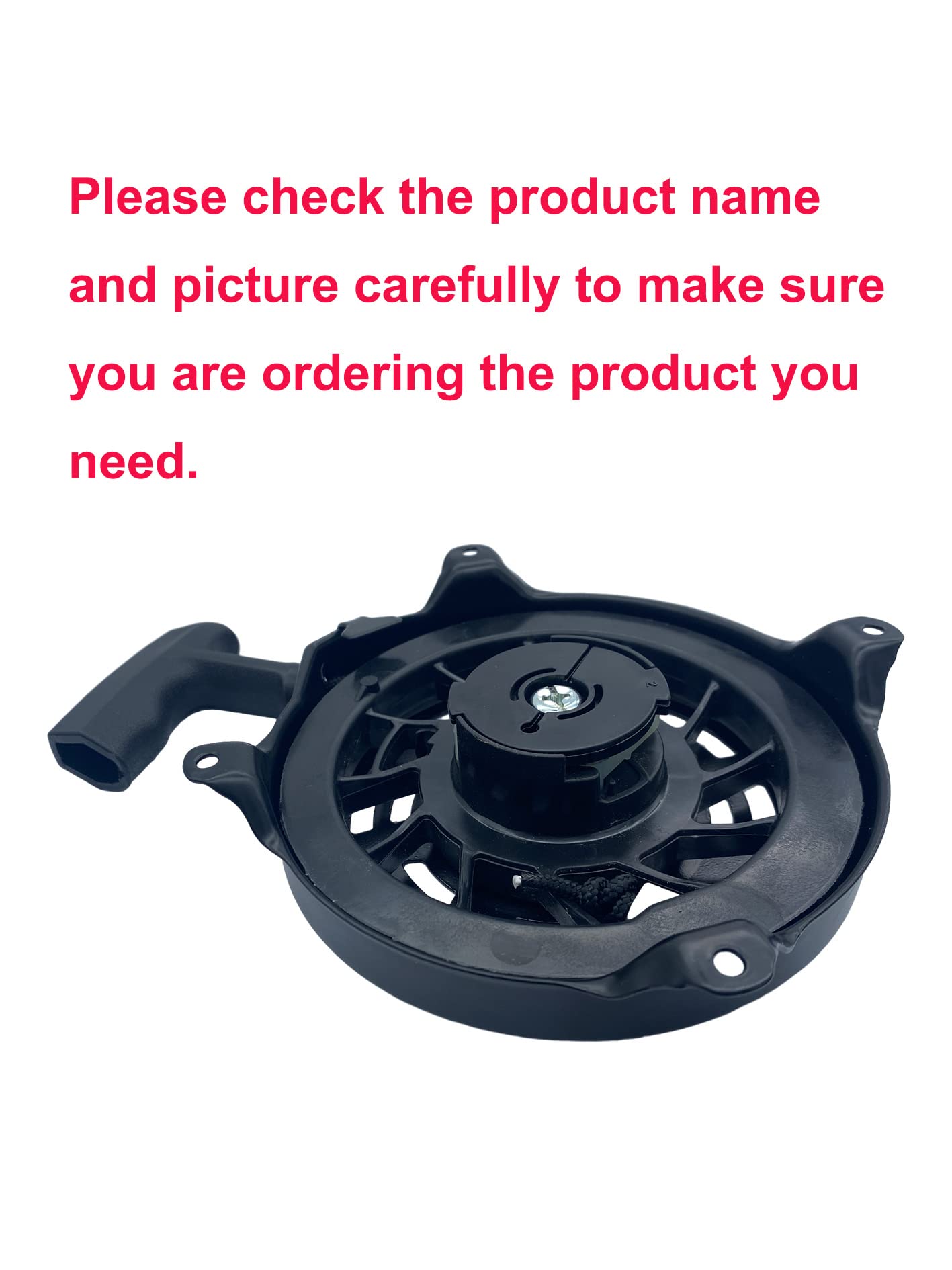 YAMAKATO 497680 Pull Starter Assembly for Briggs and Stratton Craftsman Toro Lawn Boy Recoil Starter Cord Rope Assy