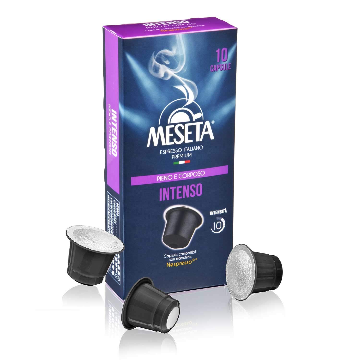 Meseta Espresso Italiano INTENSO Capsules 50g, 10 Capsules