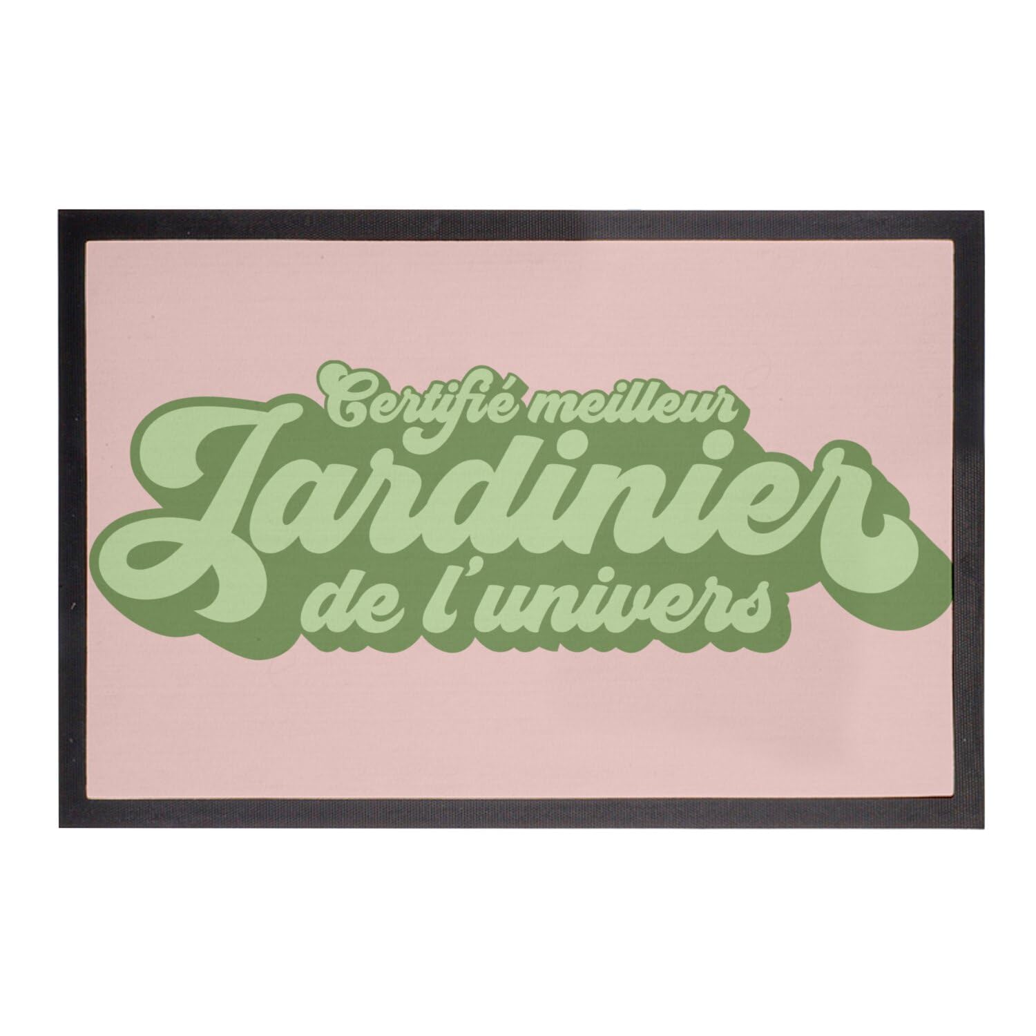Paillasson Rose Meilleur Jardinier 60x40cm tapis de sol entrée pour potager et culture