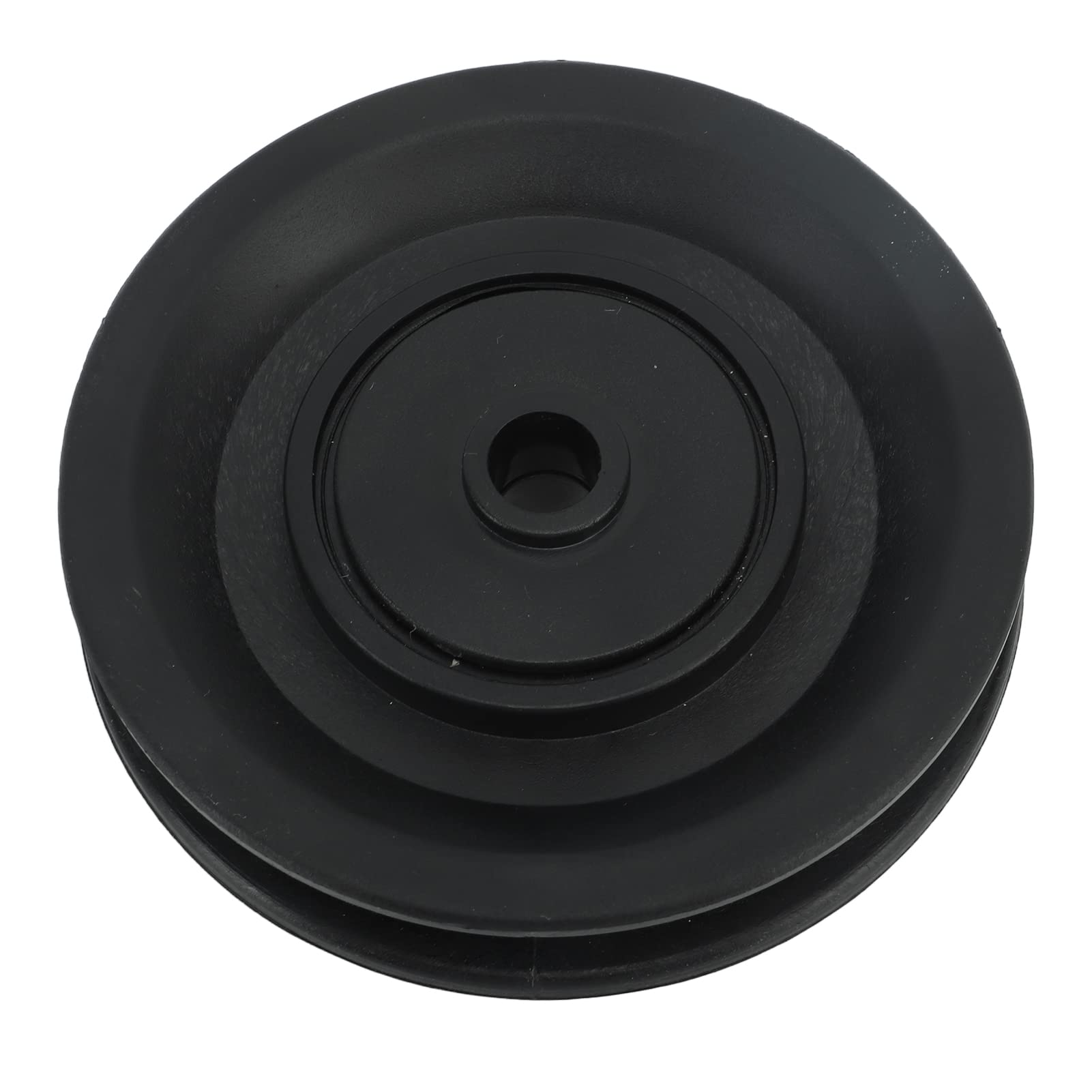 Polea de nailon de alta calidad de 90 mm, polea de rodamiento universal silenciosa para puertas de gimnasio, puertas Ga, Cs, paquete de 10 poleas negras para proyectos de bricolaje