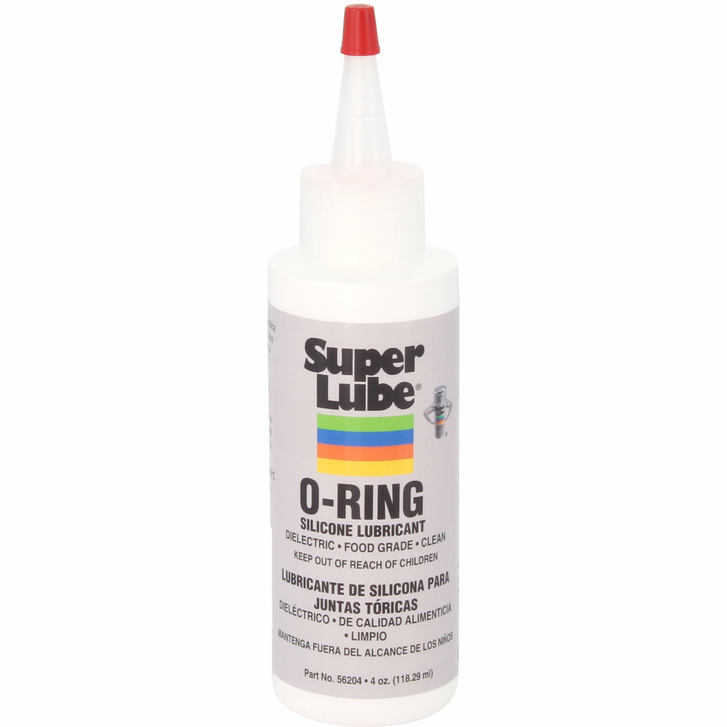 Super Lube 56204 O-Ring Silicone Lubricant, Clear
