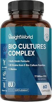Bio Cultures Complex - 77 Billion CFU - 60 Capsules