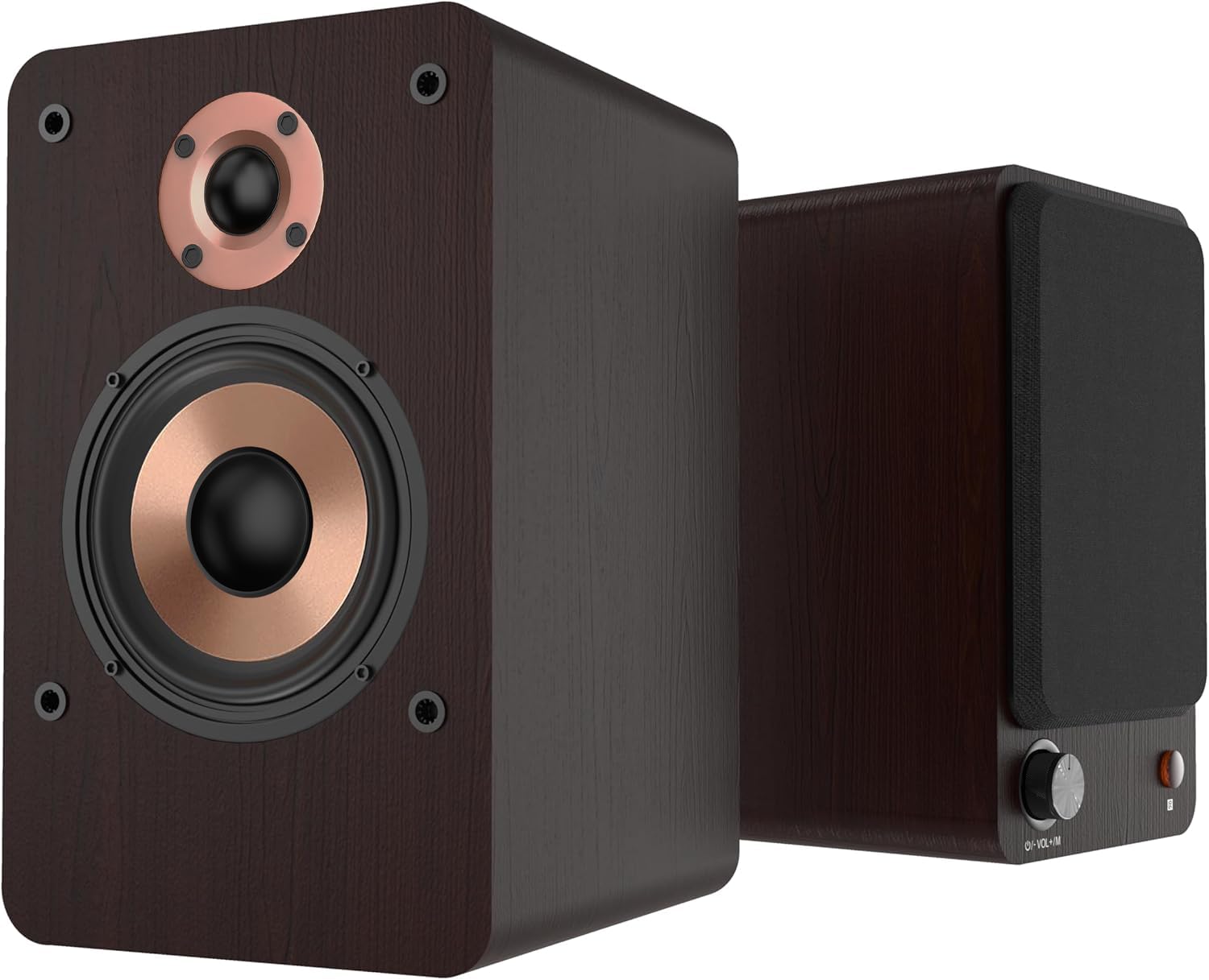 altoparlanti usb bookshelf 100w con woofer e tweeter