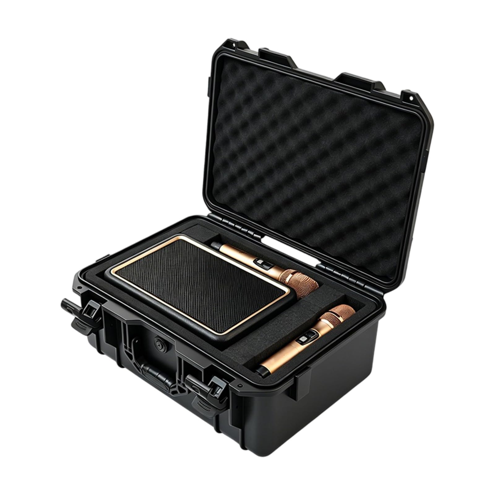 Funda rígida protectora con acolchado de espuma para Kilburn 3 / Altavoces, micrófono, almacenamiento seguro y caja de almacenamiento fácil de transportar