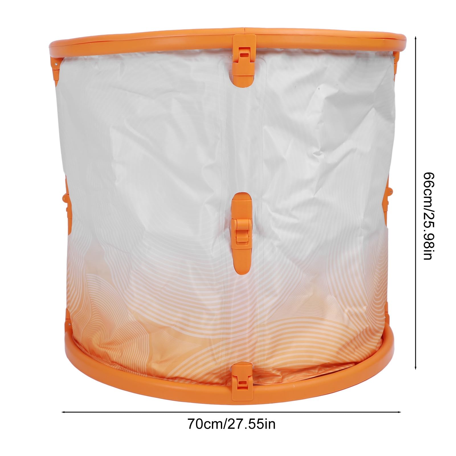 Składana Wanna Przenośna Wanna z PCV (ORANGE)
