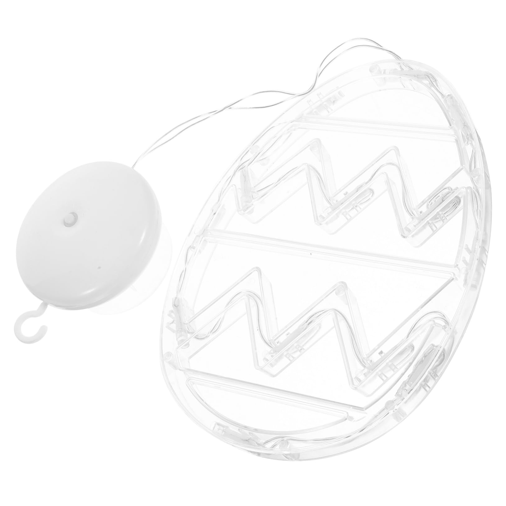 PRETYZOOM Easter Egg Shaped Suction Cup Window Decorative Easter Lamp for Smooth Surfaces for Festive Home Decor and and Practical Design
