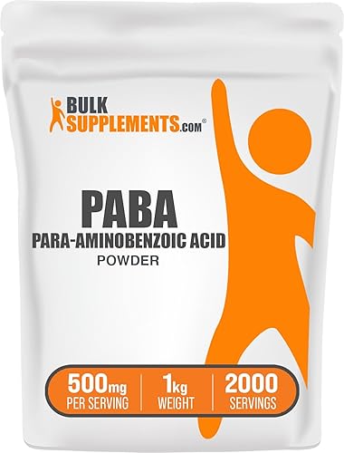 Miniatura 8 de BulkSupplements para-aminoácido benzoico (PABA) en polvo, 1