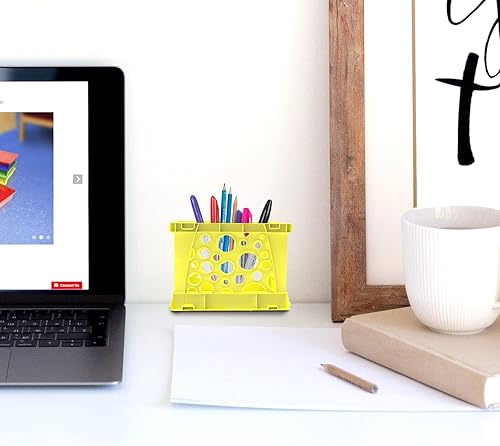 Vista 12 de Storex Micro caja, 6.75 x 5.8 x 4.8 pulgadas, verde azulado, paquete de 18 (63108U18C)