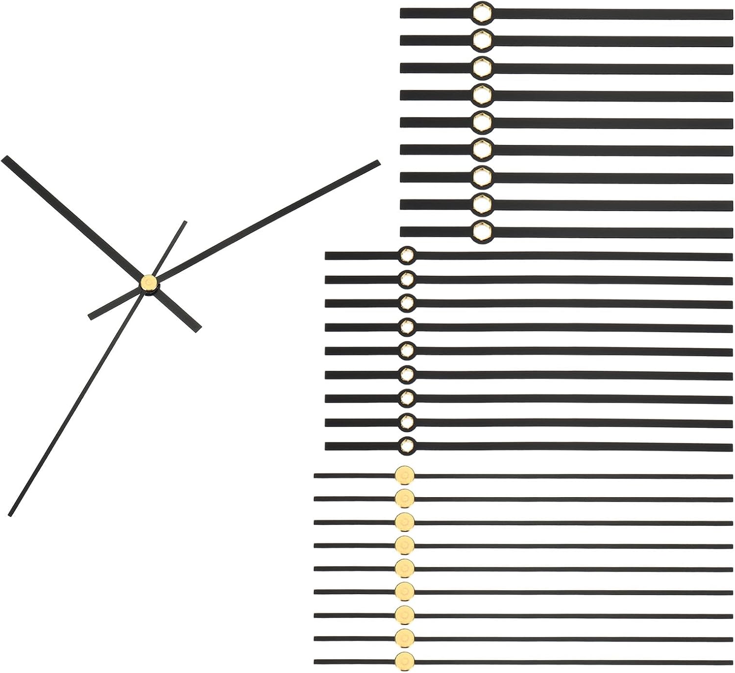 PATIKIL Replacement Clock Hands Kit, 10 Set Replacement