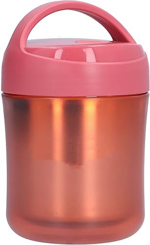 Tarro de comida aislado (16.9 fl oz) 304 de acero inoxidable de silicona impermeable mantener caliente lonchera para sopa, para comida caliente,