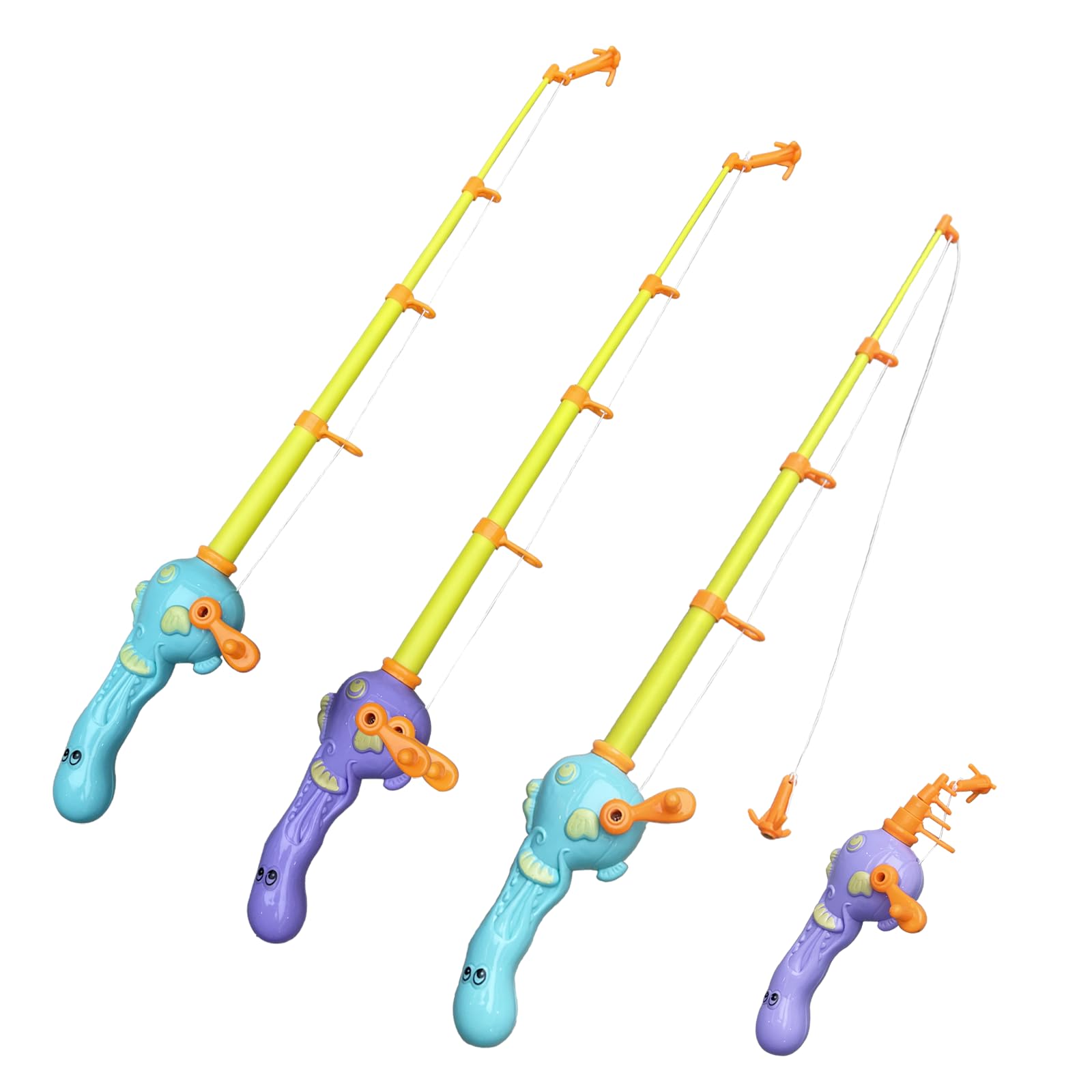 Amazon.com: 3 Pcs Magnetic Fishing Pole for Kids - Baby and Toddler Bath  Toy for Bath, Pool (No Fishes Included) : Toys & Games
