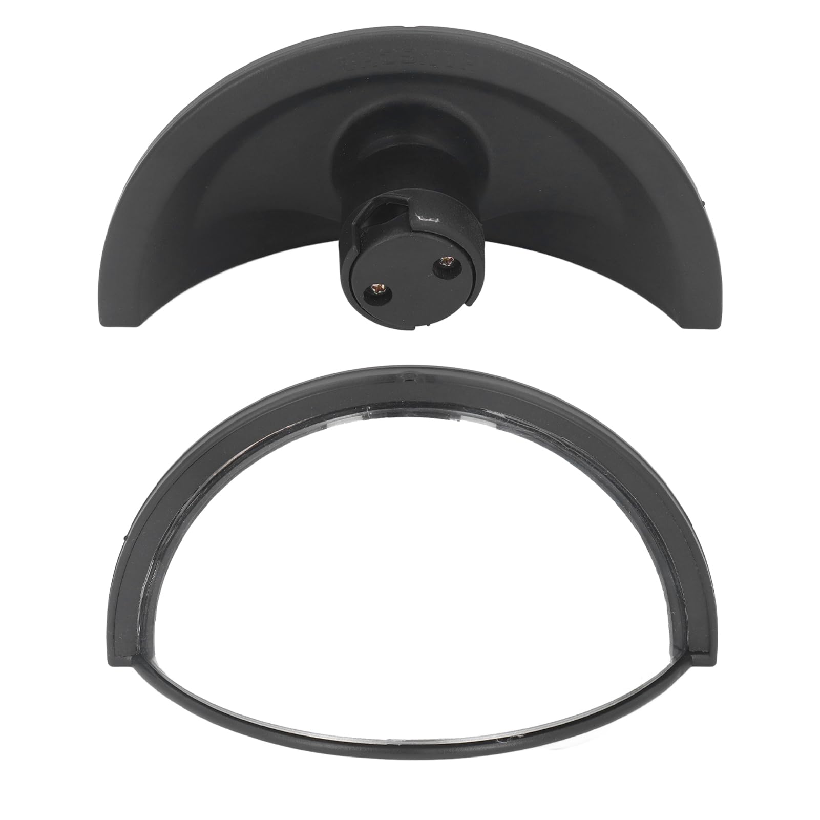 Specchio Retrovisore del Carrello Elevatore Angolare Largo Angolo Largo Semicircolare Convesso Sostituzione Posteriore Regolabile Sostituzione, Semicircolare, Vetro HD Grande