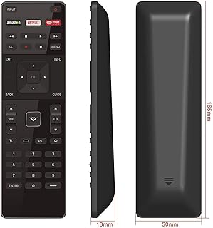 Universal XRT122 Replacement Remote fit for All VIZIO Smart TV D32-D1 D32H-D1 D32X-D1 D39H-D0 D40-D1 D40U-D1 D55U-D1 D58U-D3 D60-D3 D65U-D2 E32-C1 E32H-C1 E40-C2 E40X-C2 E43-C2 E48-C2 E50-C1 D40F-E1