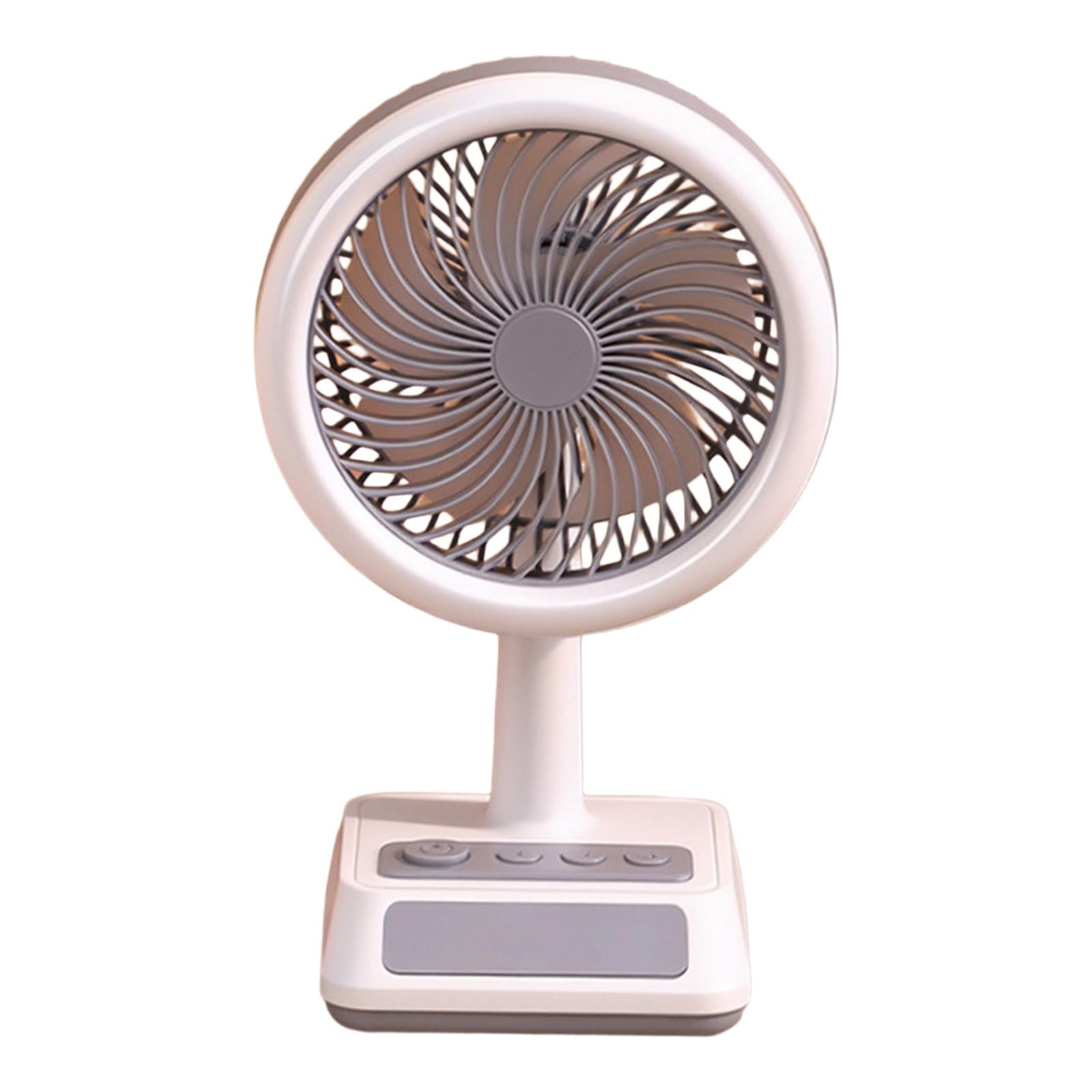 NMFLAB Powerful USB Rechargeable Portable Air Cooling Desktop Fan Low Noise for Bedroom Dorm Camping Kitchen Desk Fan