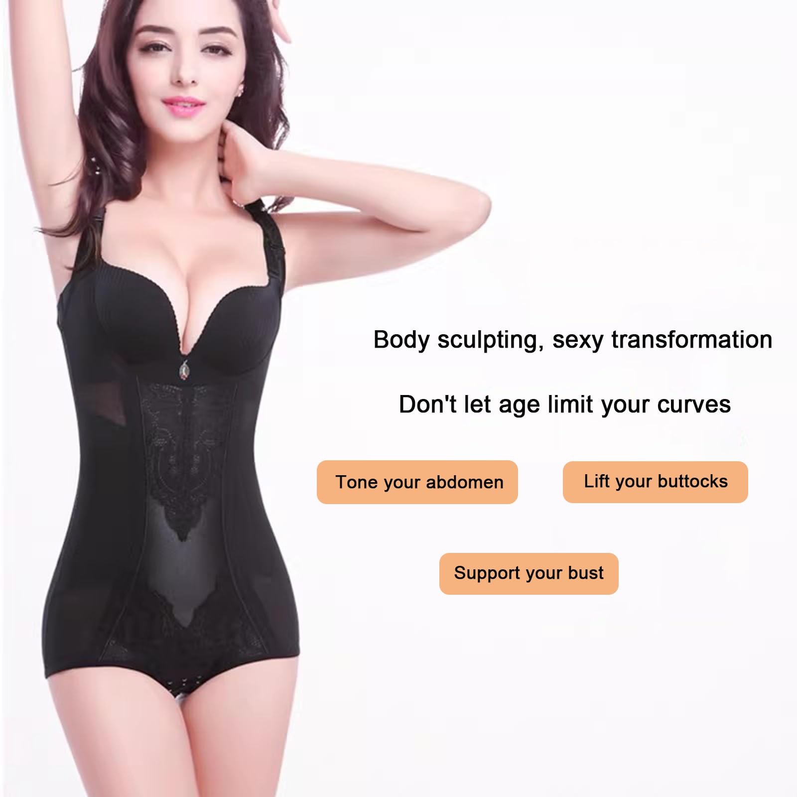 Body Reductor Mujer Fajas Reductoras Shapewear Moldeadora Control De Abdomen Bodysuit Posparto