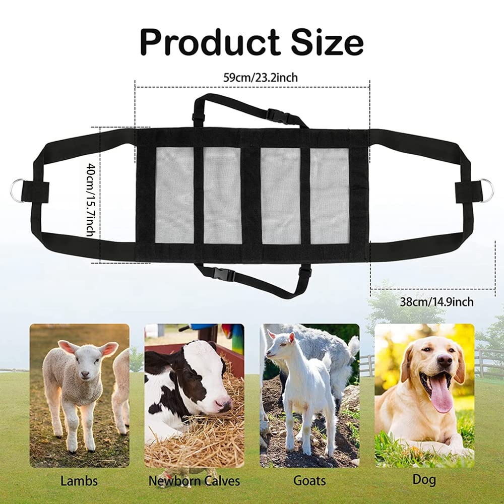 Eslinga para Terneros para Pesar Animales PequeñOs, Eslinga para Ganado, Escala Colgante, Escala para Terneros Eslinga para BáScula Colgante para Pesaje