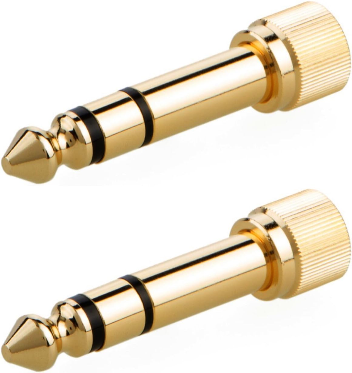 Discount 80% CESS 2-Pack 1/4 Stereo Phone Screw-On Adapter - Male 1/8 to Male 1/4 - 3.5mm Stereo to 6.35mm Stereo Popular CESS 2-Pack 1/4 Stereo Phone Screw-On Adapter - Male 1/8 to Male 1/4 - 3.5mm Stereo to 6.35mm Stereo