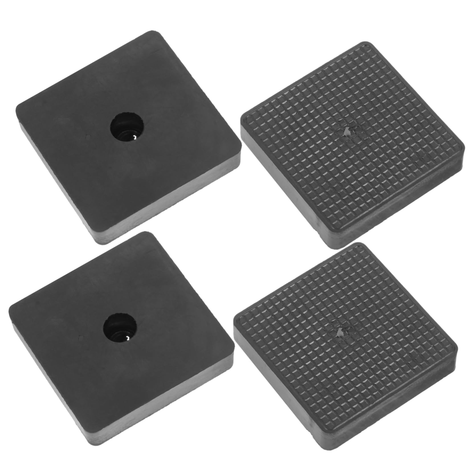 HEALLILY Washing Machine Mat 4pcs Anti-Vibration Gaskets for Noise Dampening Easy Installation