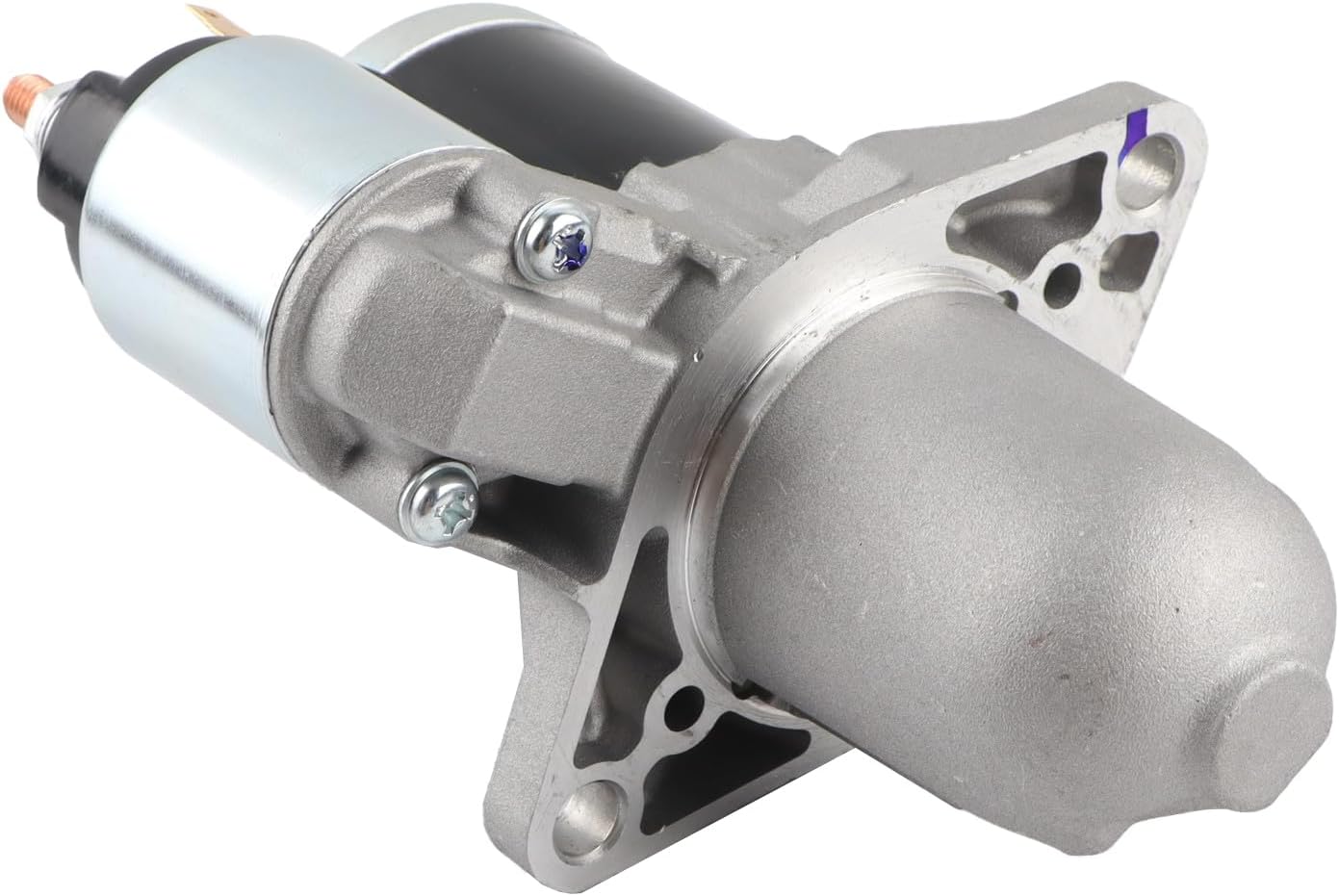 Starter Motor 12V 8 Teeth 1.2 KW Counterclockwise Compatible with Subaru Impreza 12-16 2.0L, Forester 14-18 2.5L, Crosstrek 16-17 2.0L, WRX 15-21 2.0L, XV Crosstrek 13-15 2.0L, Replace 19273N