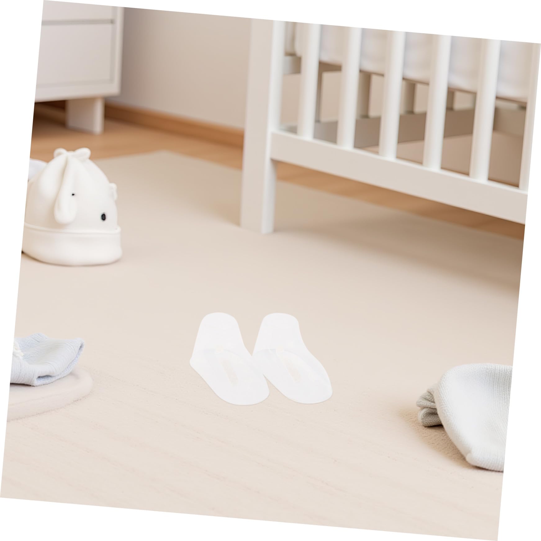 100 Stück Durchsichtige Pvc Kinderschuhstützen für Babysocken Stabiler Präsentationsständer zum Schutz vor Falten für Kleinkinderschuhe