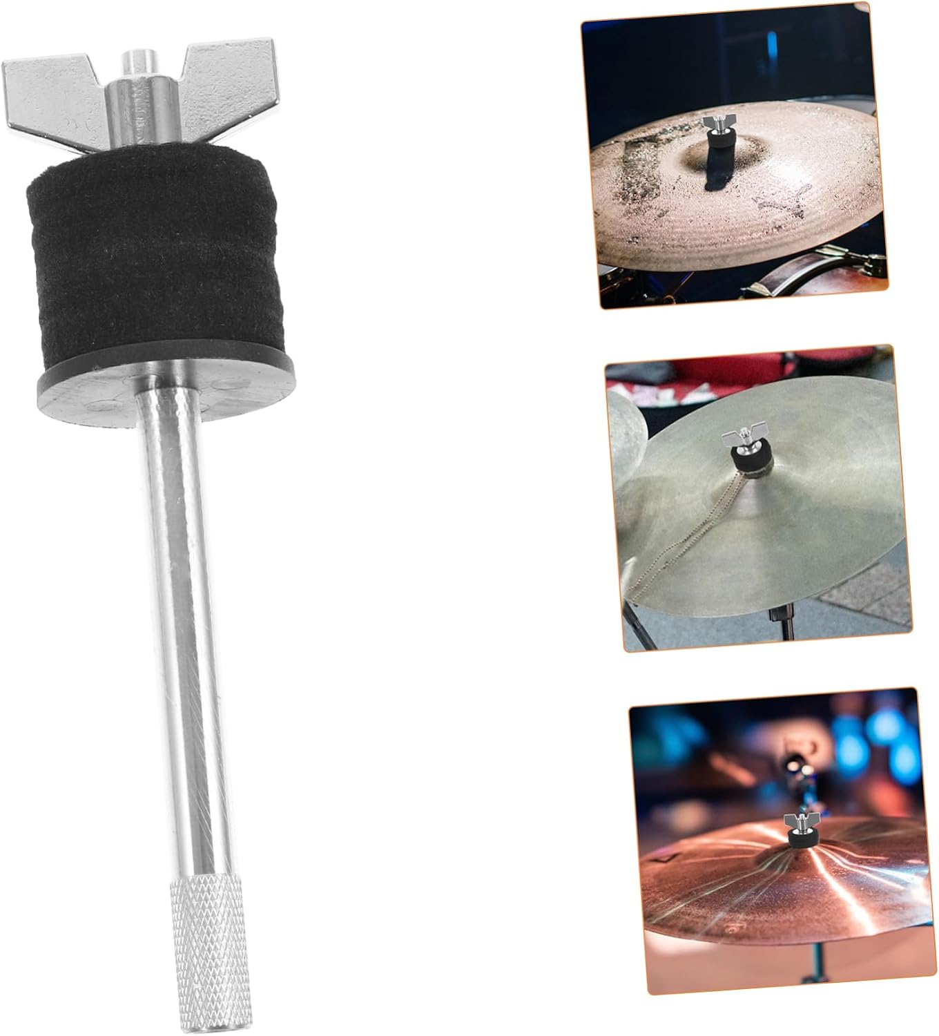 SECFOU Cymbal Stacker Percussion Holder Drum Hardware Cymbal Bracket Extension Arm Attachment