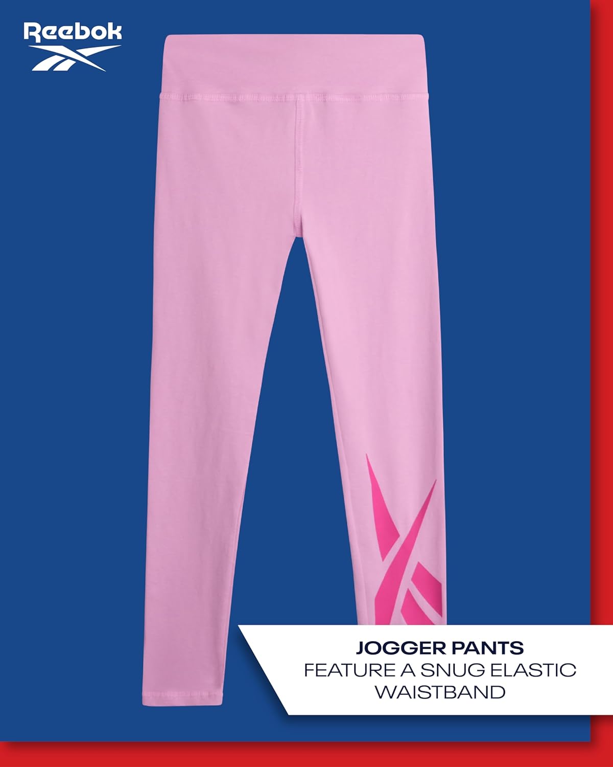 Reebok Girls Pants Set - 2 Piece Lightweight Long Sleeve Shirt and Girls Leggings Outfit - Breathable Athletic Outfits - Image 5