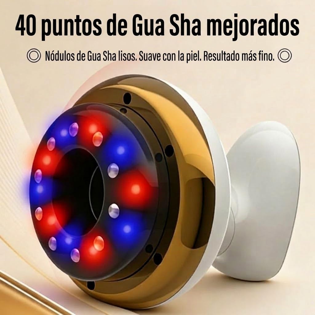 Vacuvia Maquina Celulitis, Masajeador Gua Sha multifunción, Herramienta Corporal Reafirmante, Utensilio De Masaje Para Piernas Abdomen Glúteos Brazos