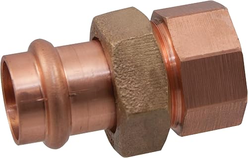 NIBCO Fig No PC633-3, 1-1/2 in. Copper Union Press x Female Threaded, Leak Detec