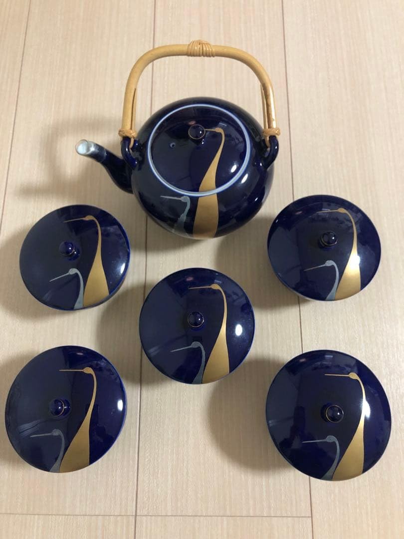 Amazon.co.jp: 深川製磁 茶器揃 急須 湯呑み 5客セット : おもちゃ