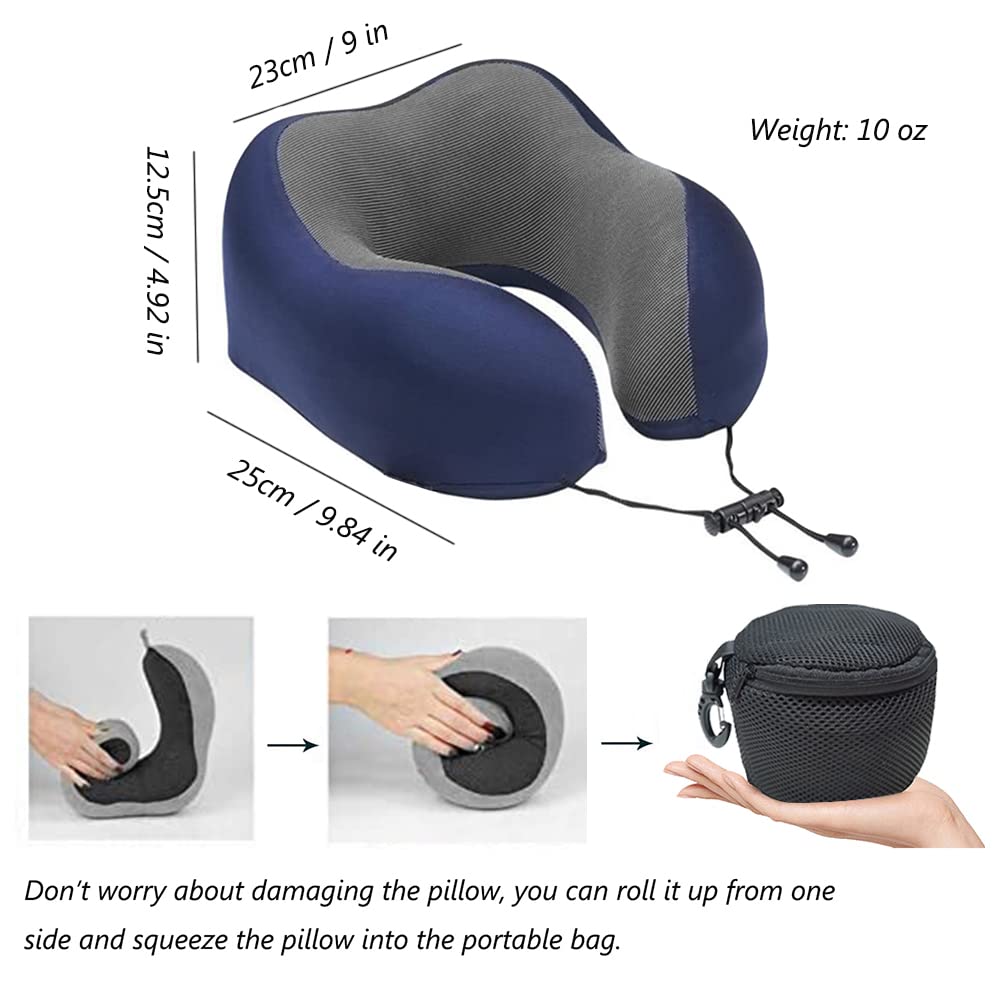 Gosider Oreiller Respirant En Mousse à Mémoire De Forme D'avion Coussin