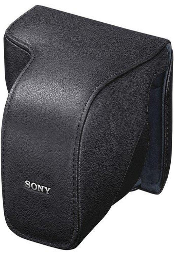 Sony LCSELC7/B Genuine Leather Custom Fit Case for NEX-7 Camera and Lens - Black