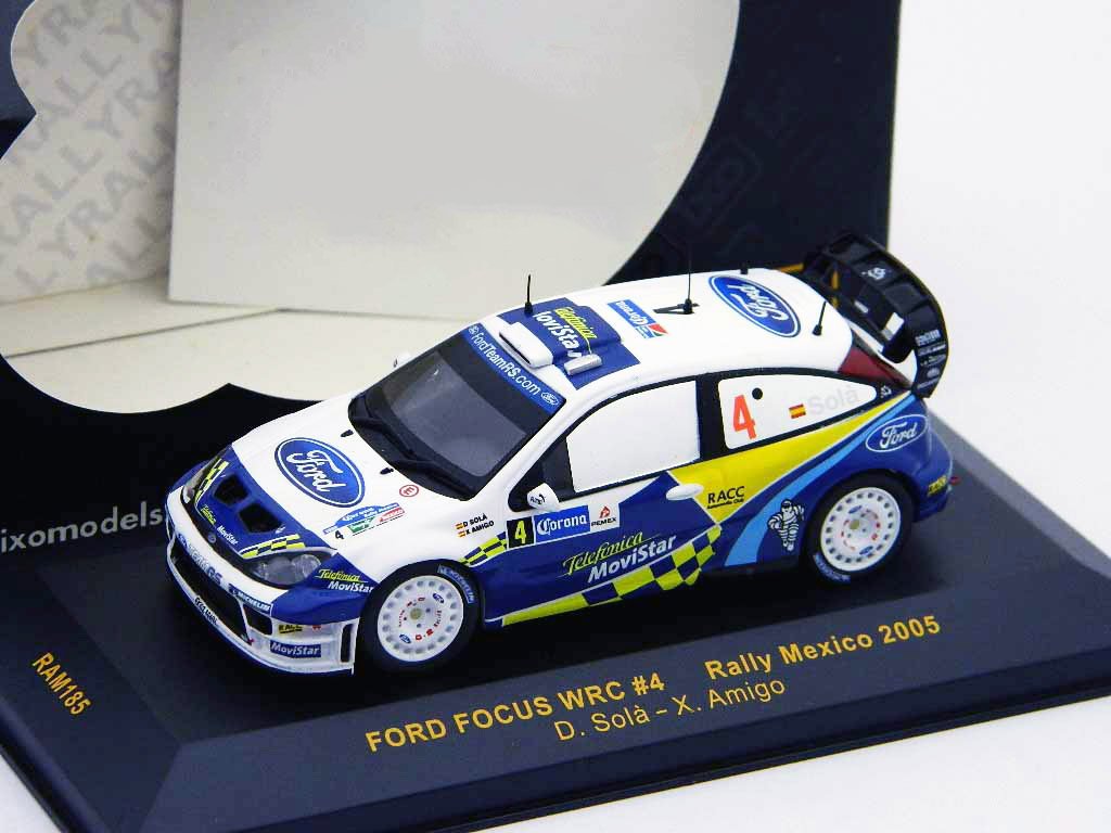 Miniature IXO 1/43 Ford Focus WRC 2005 #4 Solà - Rallye Mexico (occasion)