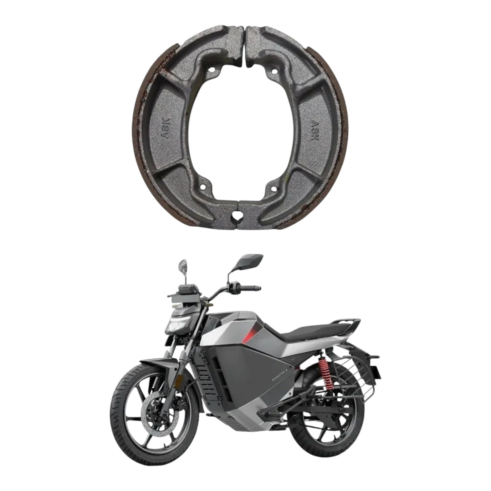 Roadster x ola Brake Shoe, High Performance and Durability, Motorcycle Brake Shoes-picture-19