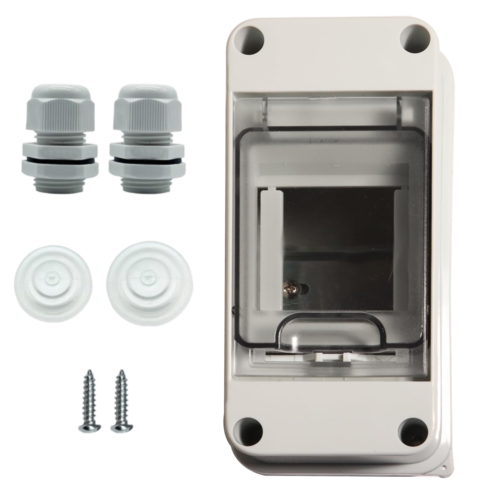Shengbowi Distribution Protection Box MCB 3 Way IP65 Waterproof DIN Rail Mounted Indoor & Outdoor Electrical Enclosure Consumer Unit Surface-mounted Circuit Breaker Boxes
