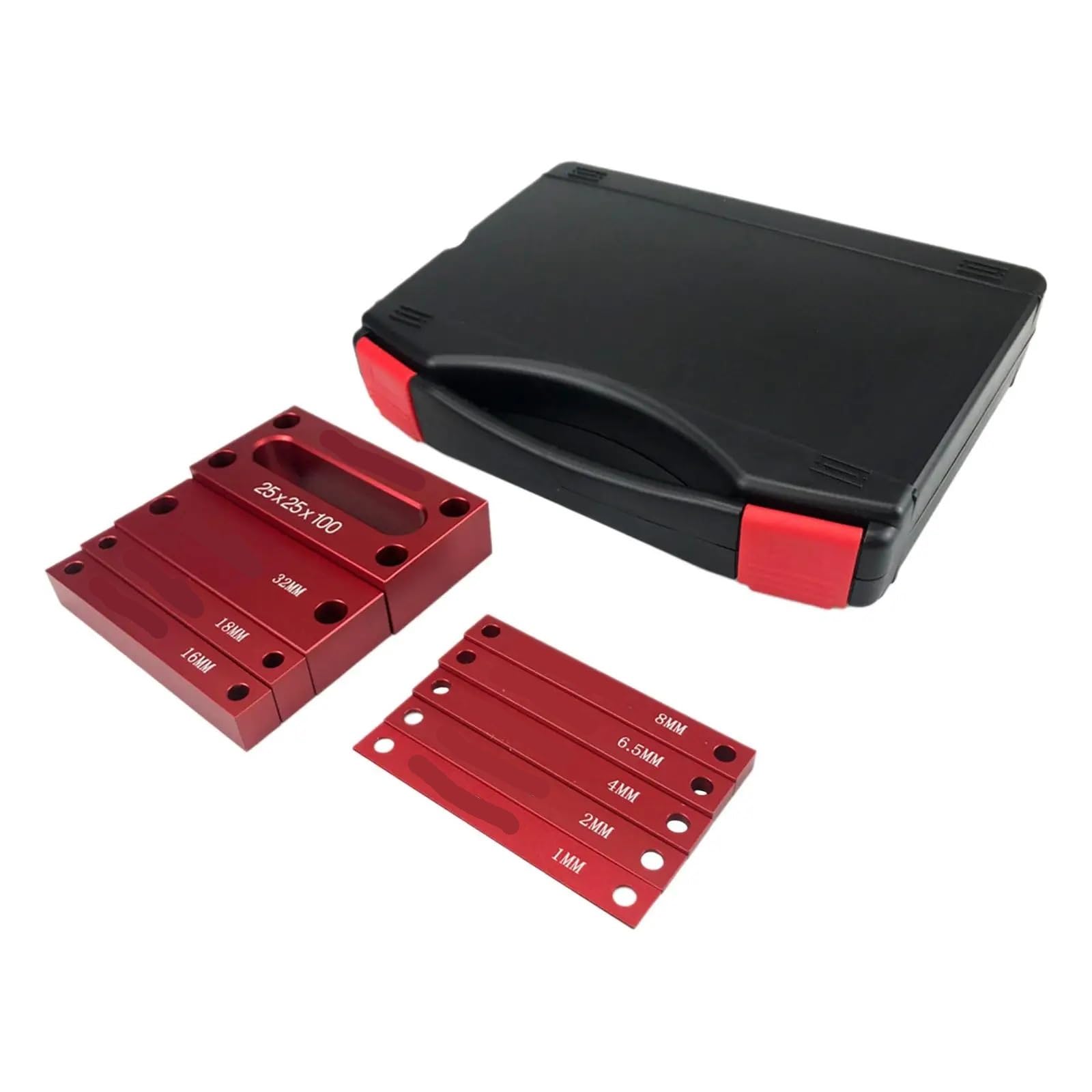 CUDTAPI 9 Pieces Woodworking Setup Blocks Woodworking Setup Bars Practical Metric Setup Blocks