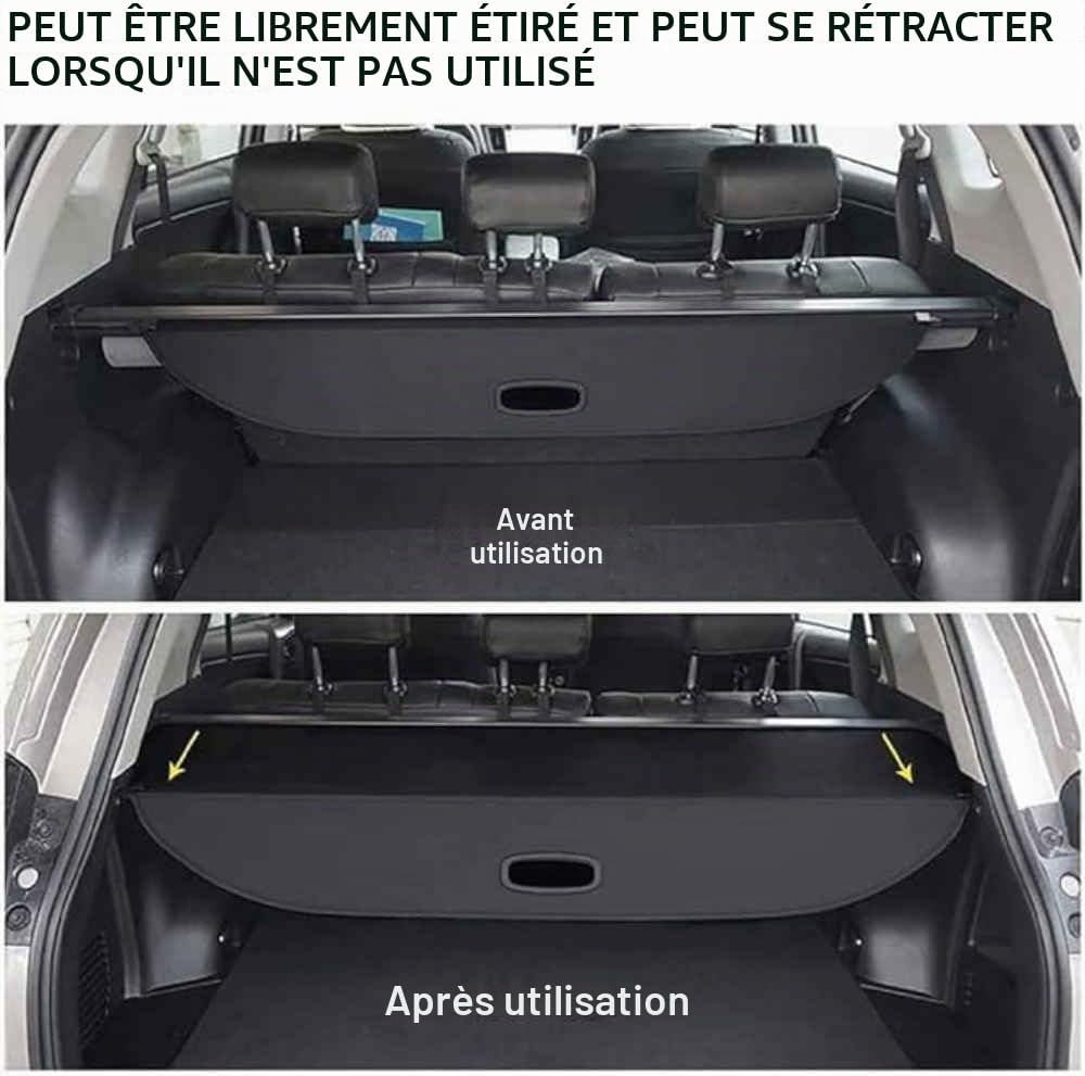 Étagère Arrière Rétractable De Coffre pour Peugeot 308 SW II (Phase II, 2017), Coffre de Arrière Panneau de Bouclier de Sécurité Accessoire Automobile