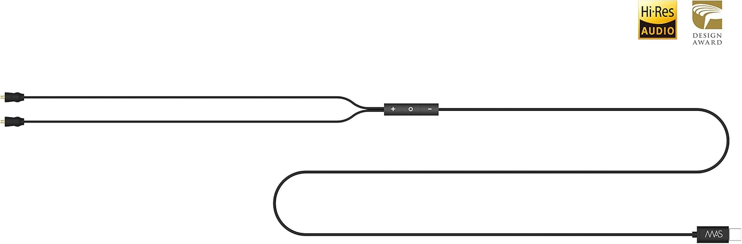 Up To 40% OFF MAS XX USB-C Headphone Cable with MMCX Connectors, High Resolution DAC and 7.1 Channel 3D Virtual Surround Sound for MAS Headphones