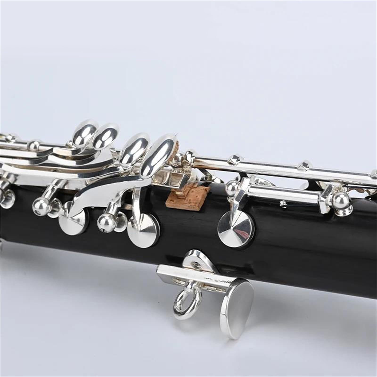 Eb Ebony Klarnet Srebrny Klucz Drewniany Instrument Zestaw Klarnetu