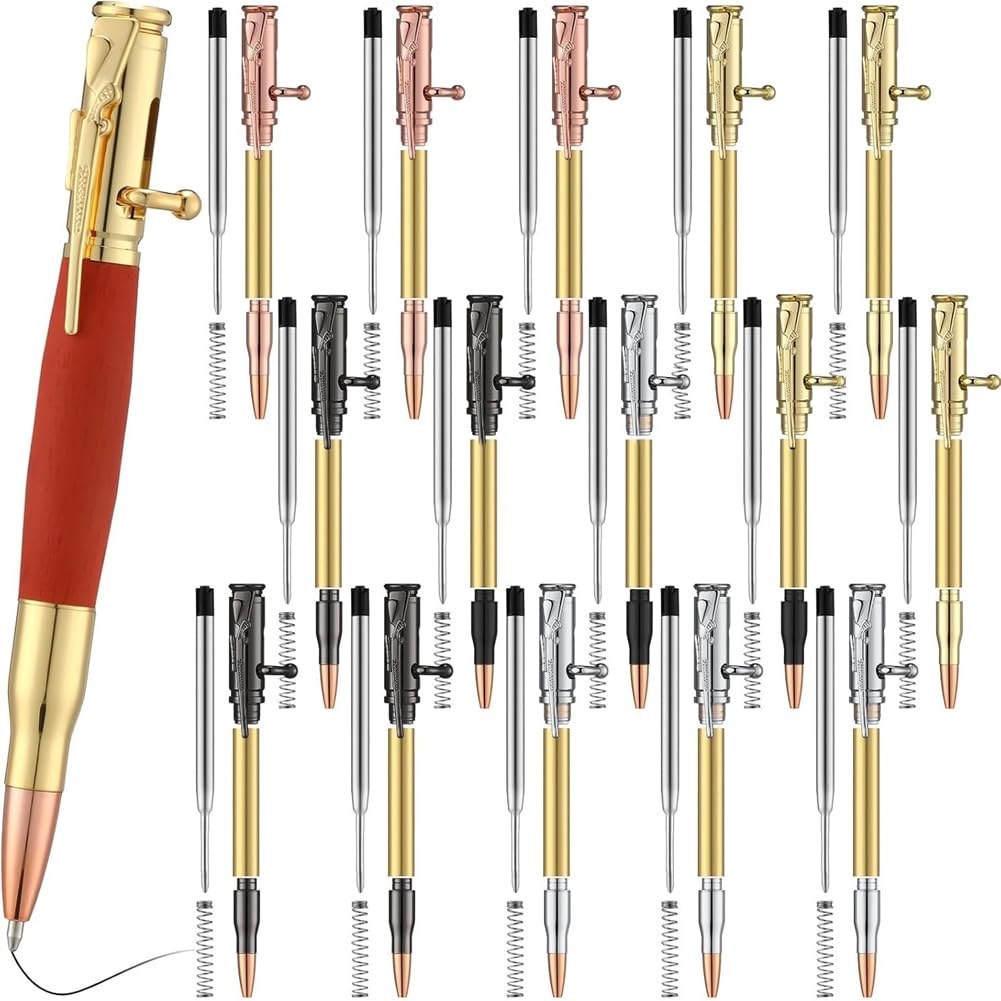 Holzstift Set 15 Sets Ballpoint Pen Set für die Schule für DIY -Projekte Klassenzimmerzubehör Lehrer Schülergeschenke