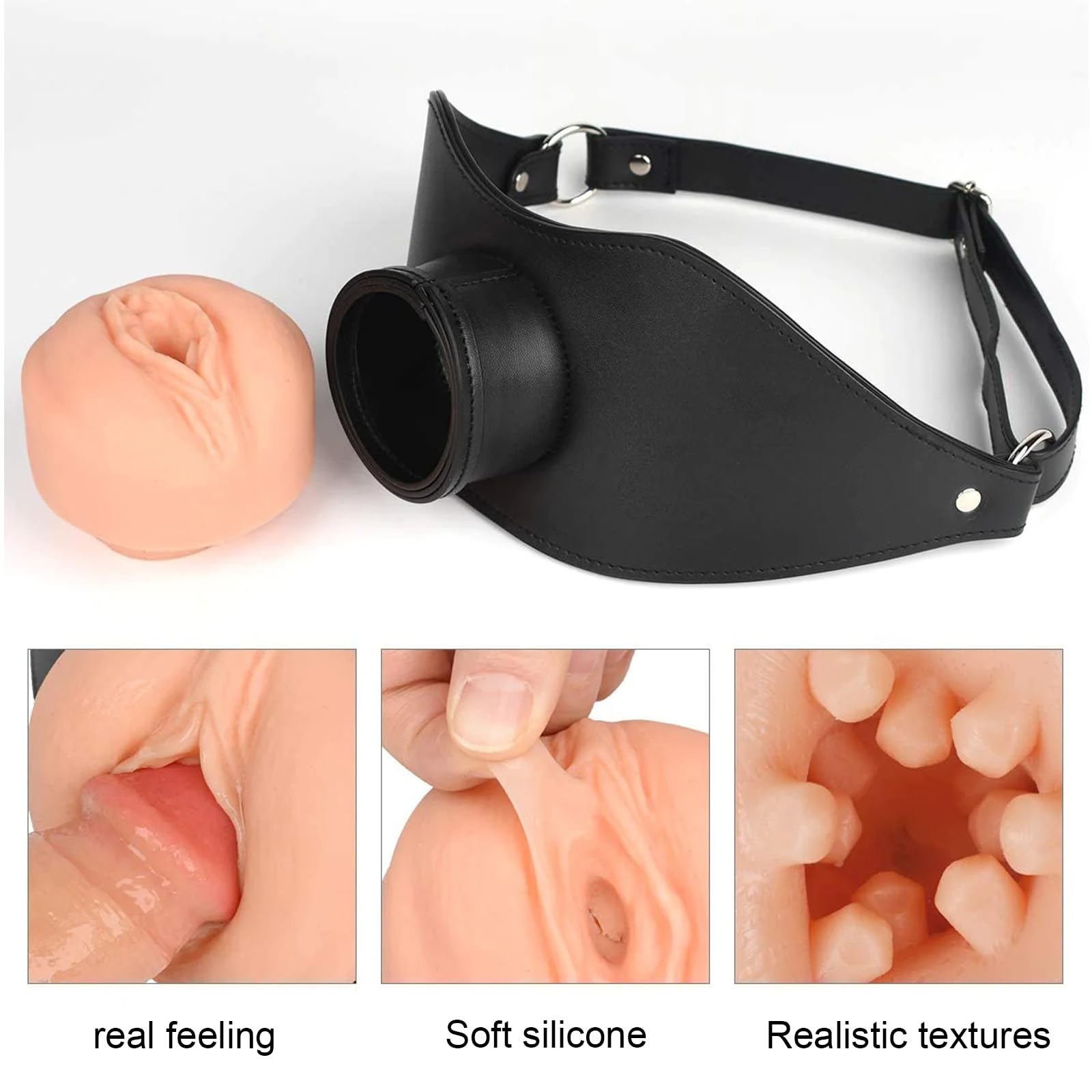 pussy face mask sex toy Pussy Face Female Orgasm Denial Chastity Kit: Sex Toy Distributing main image 1