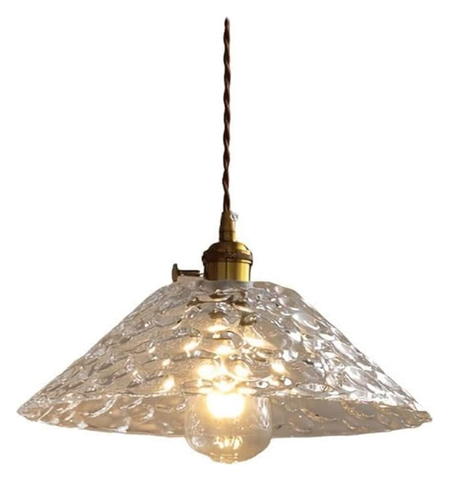 PCXEHUYP Chandelier Pendant Light Lamp Lighting - Glass Chandelier, Adjustable Height Restaurant Office Decoration Bedside Ceiling Hanging Chandeliers Lighti