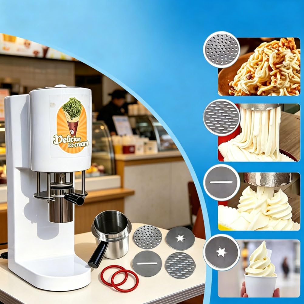 Heladeras Hacer Helado, Ice Cream Maker Maquina para Hacer Helados Maquina Helados Soft Yellow