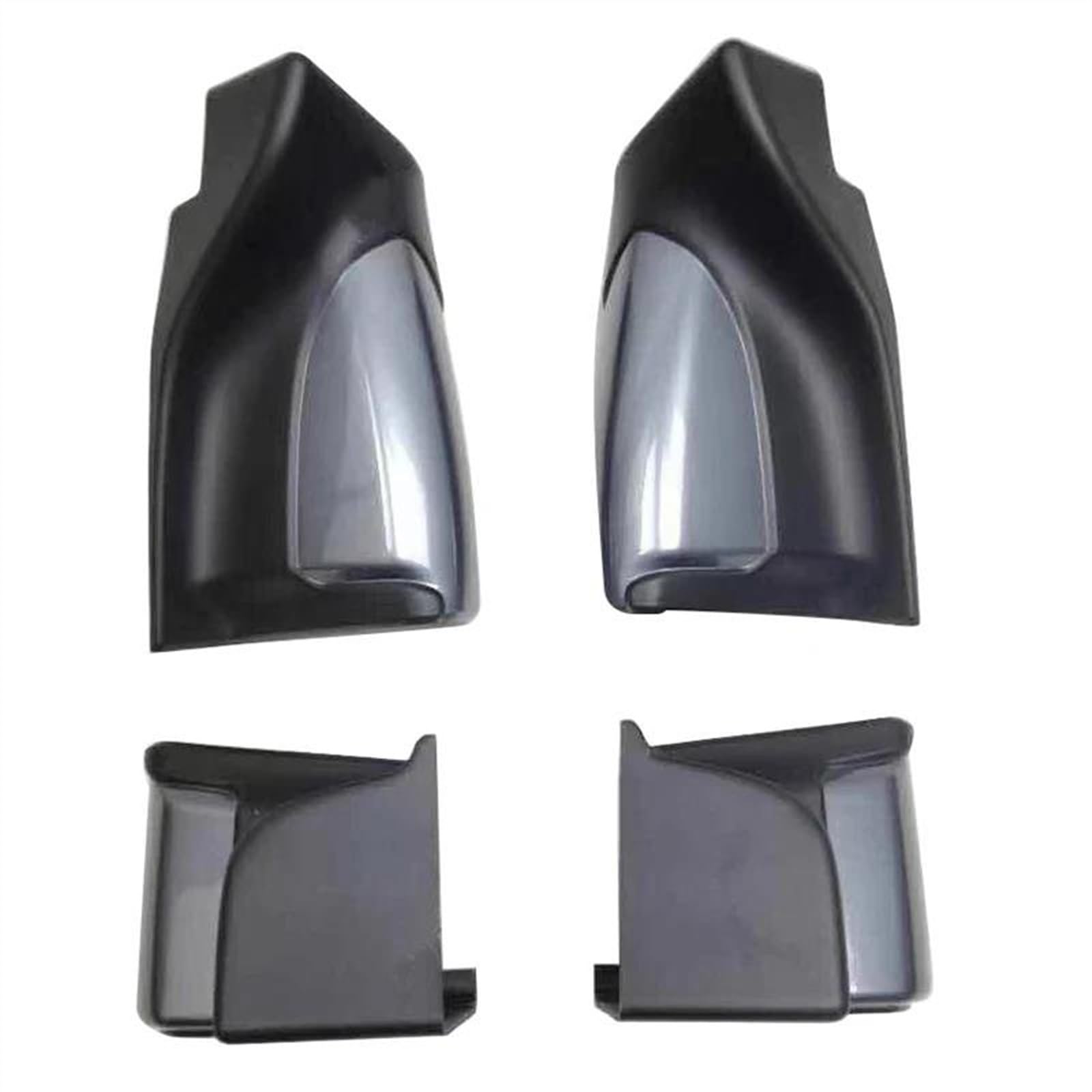 Faldón Lateral Tapa Extremo Estribo Lateral Puerta para Isuzu para MU-X para MUX 2015-2018 2019 2020 2021 2022 Tapa Tapón Extremo/Superior Estribo Coche Faldas Laterales Coche(Whole Kit 4pcs)
