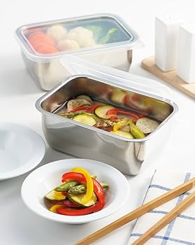 アレッシイ　ステンレス　保存容器　2個　美品 Amazon｜郷技 ステンレス保存容器2個組 YJ2612｜保存容器