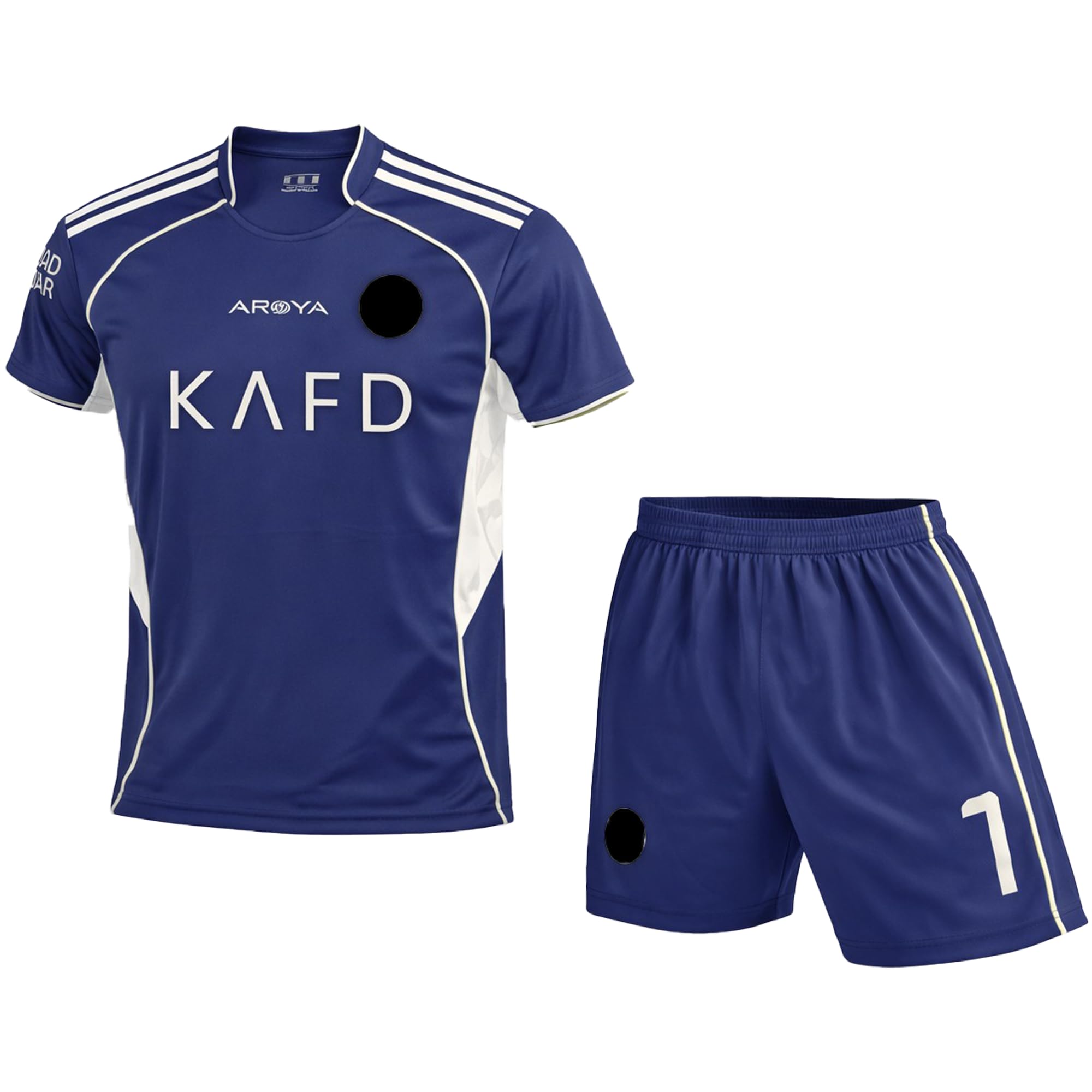 – Men’s Football Jersey Set Short Sleeve Shirt & Shorts Breathable Sports Training Kit Lightweight Soccer Uniform for Practice Gym & Outdoor Games