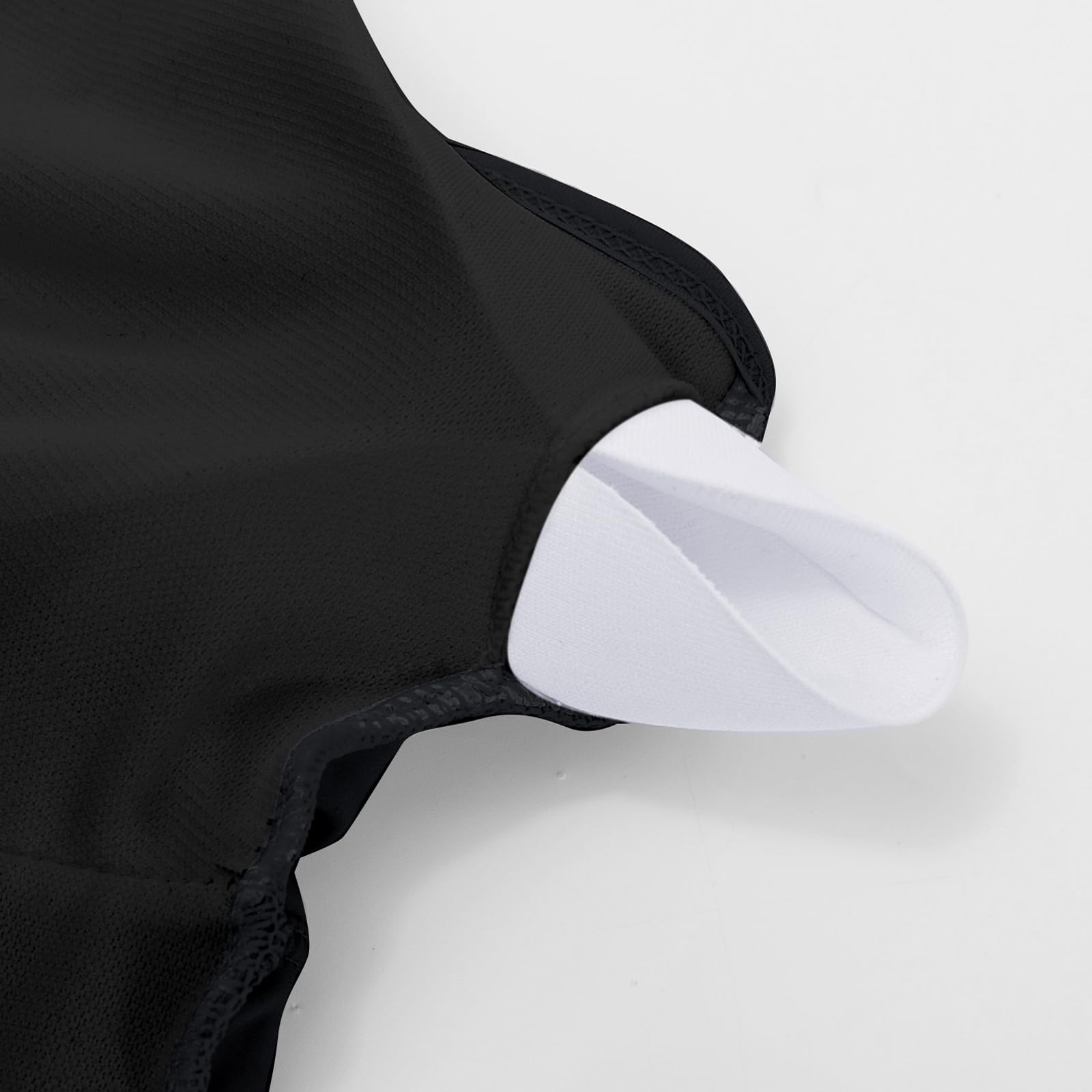 Maillot de Bain Une pièce Maillot de Plage col V à Bretelles réglables Charmant été Noir 2XL