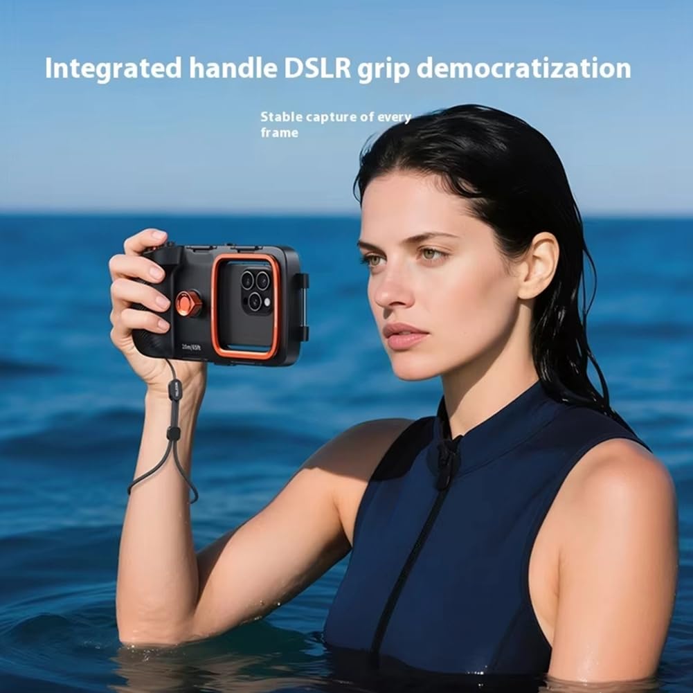 Etui na telefon do nurkowania Bluetooth wodoodporny uchwyt aparatu 20 m wzmocniona ochrona fotografii do surfowania pływania