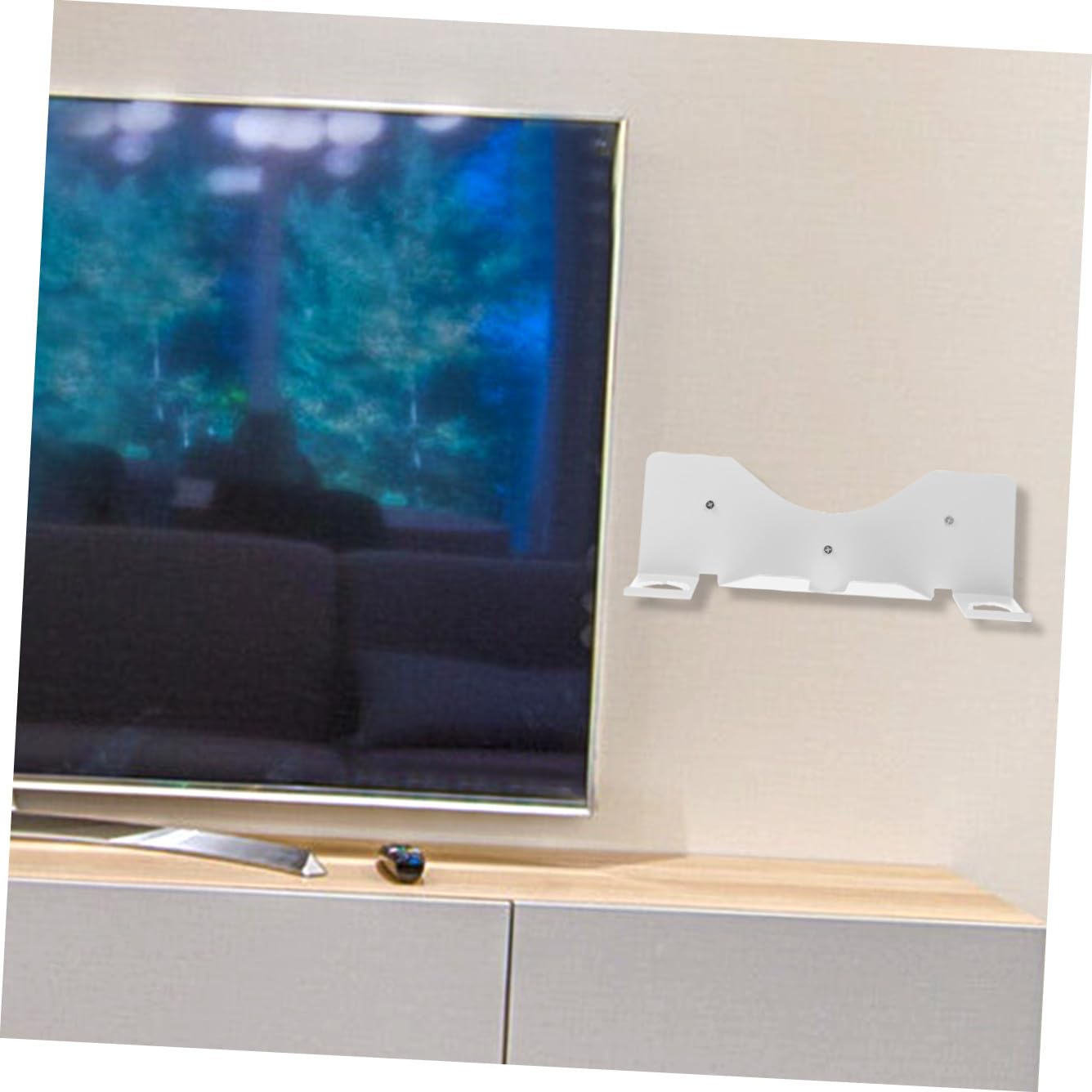 jojofuny Supporto a Muro per Cuffie VR in Ferro Bianco, senza Bave, per Visore e Controller, per Casa o Negozio