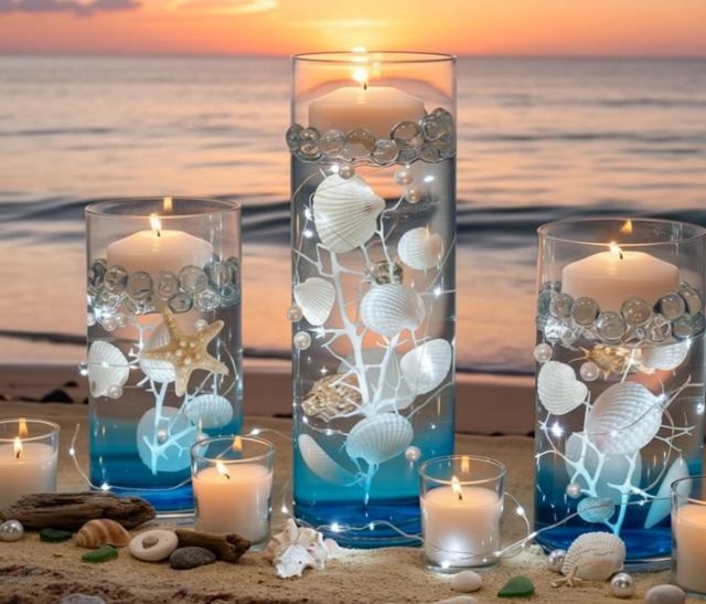Amazon.com: 150 Floating White Seashells - White Starfish - Coral